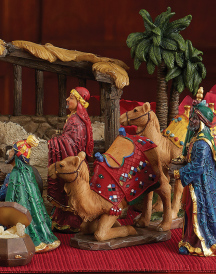 Three Kings Deluxe Nativity Set