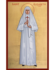 St. Elizabeth the New Martyr original icon 48" tall