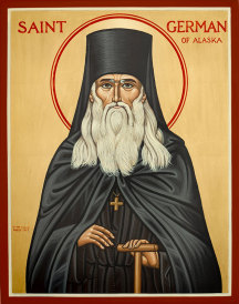 St. German of Alaska Original Icon 14" tall