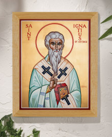 St. Ignatius of Antioch Original Icon 14" tall