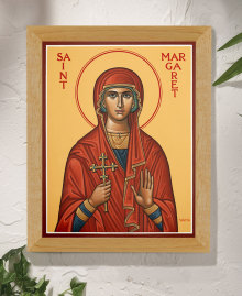 St. Margaret Original Icon 14" tall