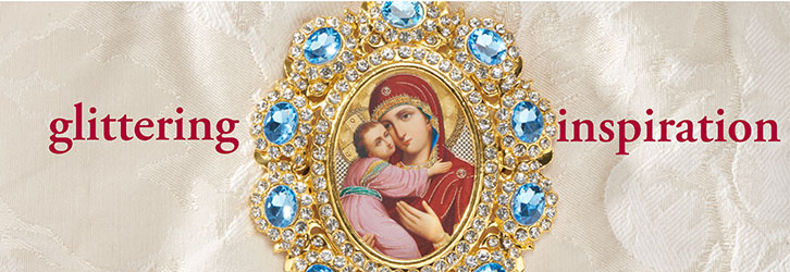 Jeweled Icon Ornaments